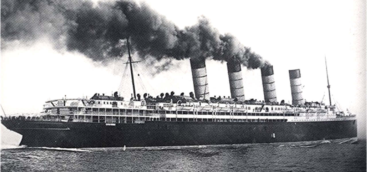 Statek RMS Lusitania — dane techniczne, historia zatonięcia
