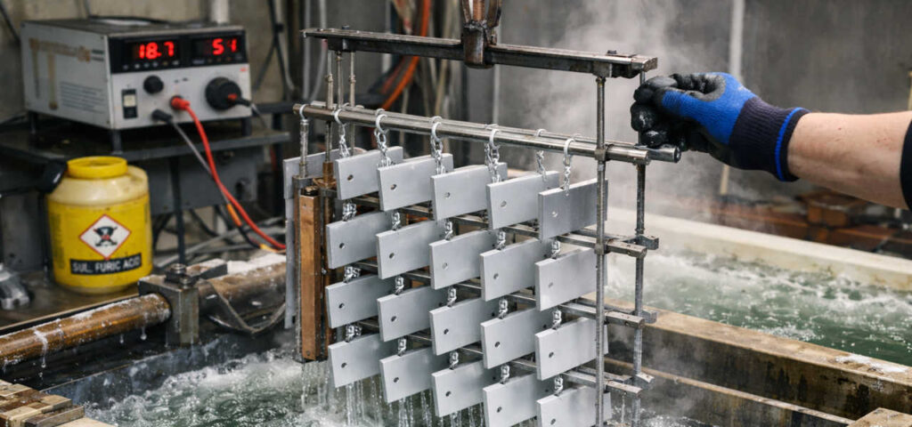 Anodowanie po obróbce CNC aluminium – jak przygotować detal i uniknąć wad powłoki Anodowanie po obróbce CNC aluminium – jak przygotować detal i uniknąć wad powłoki