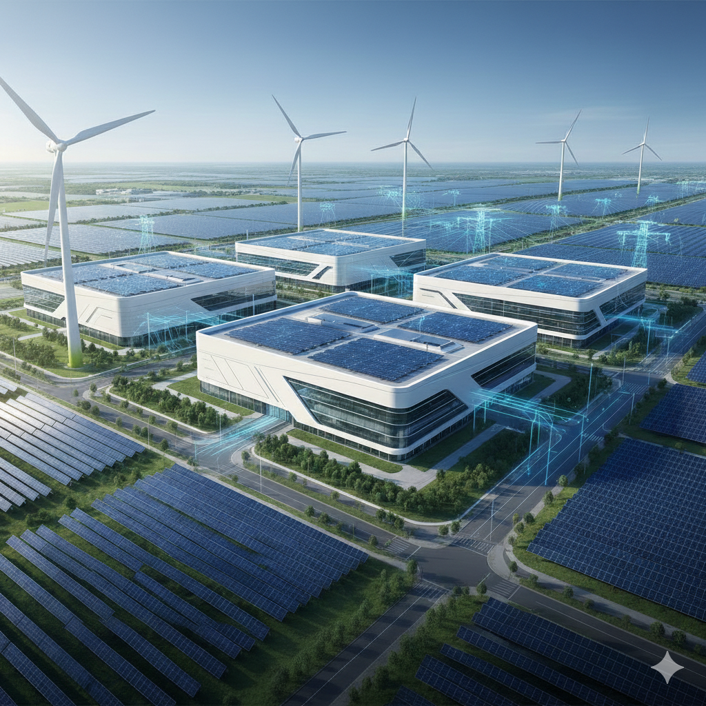100 % energii z OZE. Microsoft osiąga globalny kamień milowy energia Microsoft