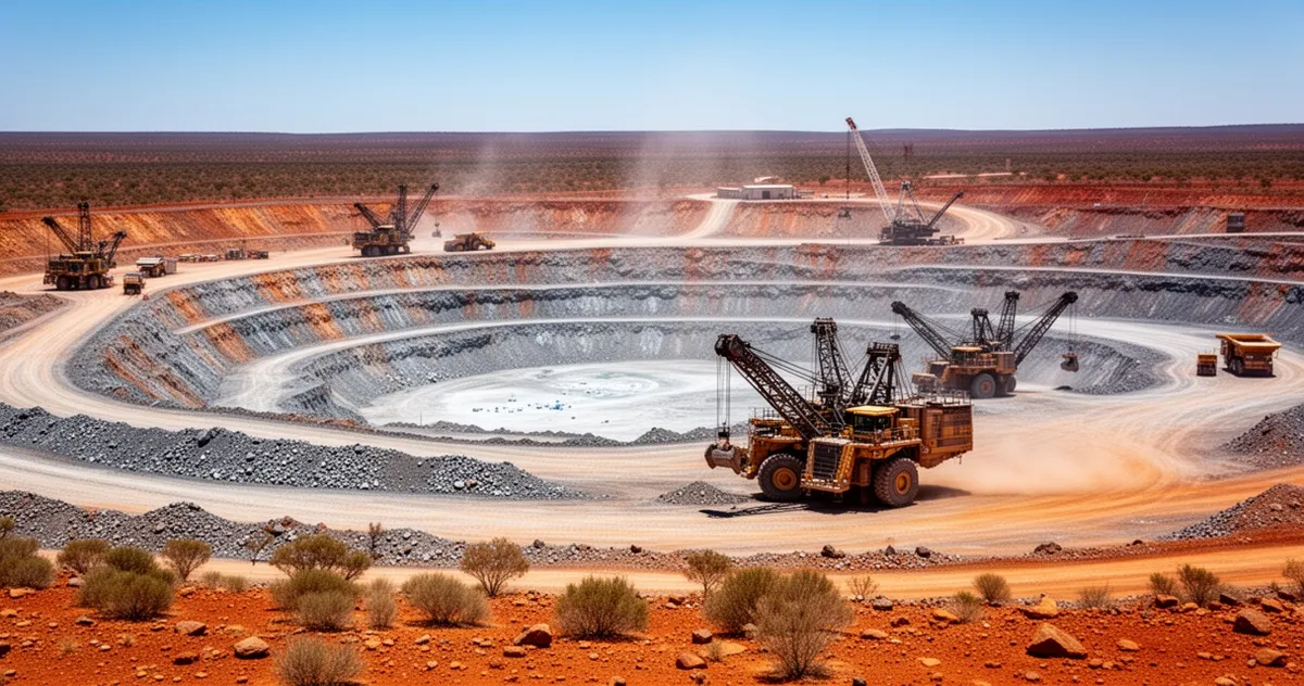 Kopalnia odkrywkowa litu w Australii