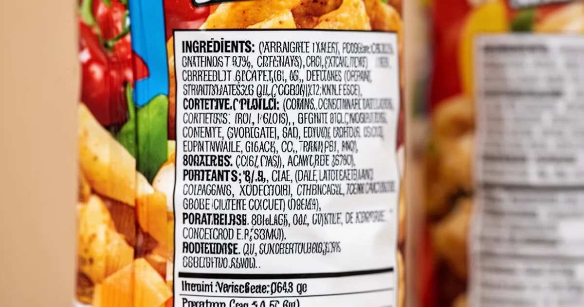 Czytanie etykiet produktów spożywczych