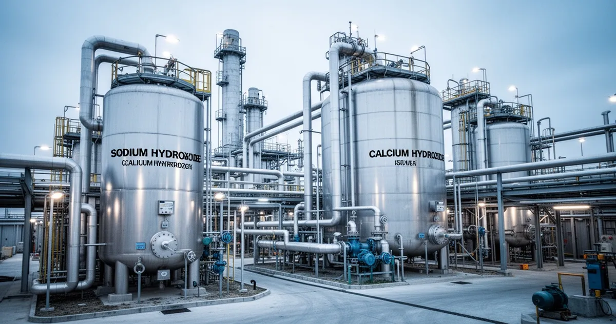 Przemysłowa produkcja wodorotlenków – instalacje chemiczne