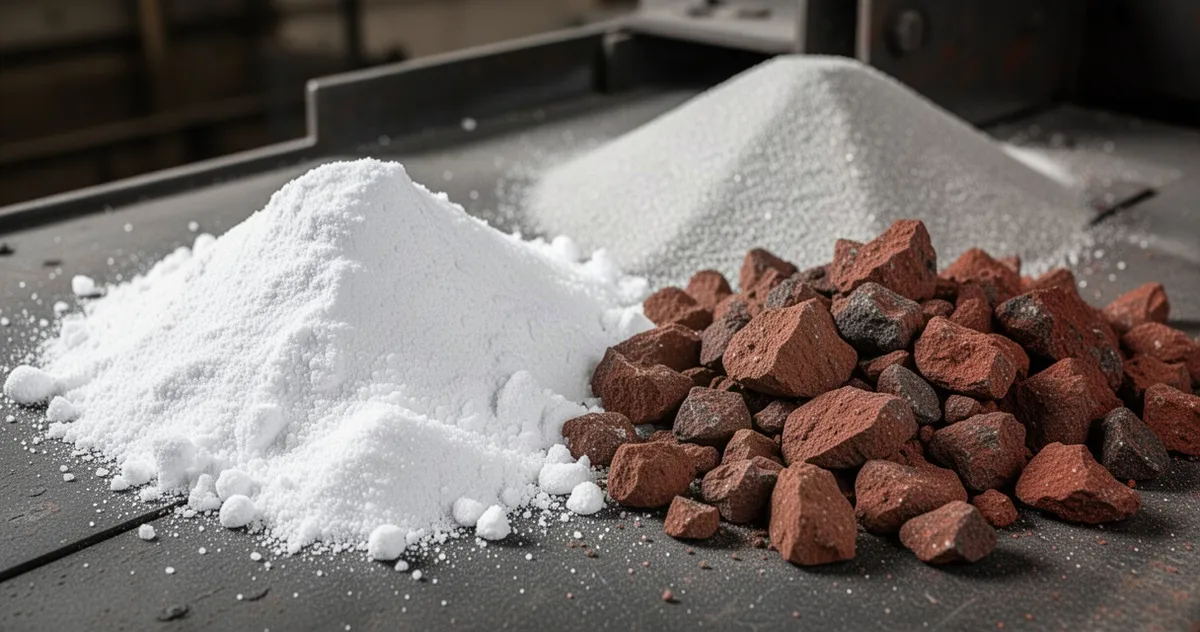 Surowce mineralne do produkcji materiałów ogniotrwałych