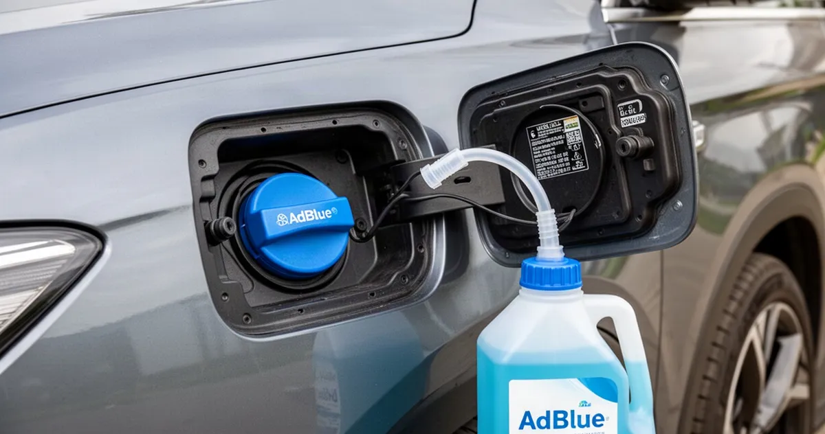 Wlew AdBlue w samochodzie