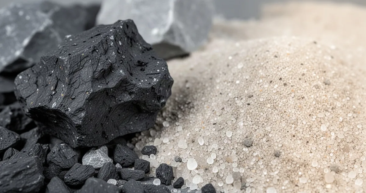 Surowce mineralne używane do produkcji wełny izolacyjnej