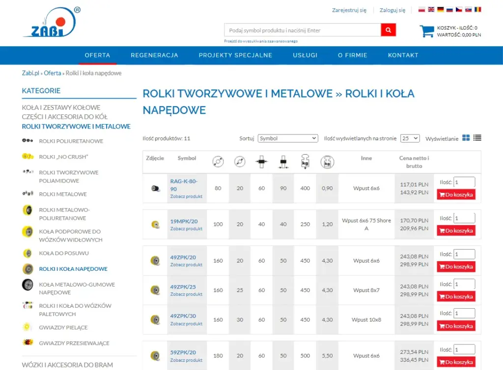Jak dobrać rolki napędowe do przenośnika i warunków pracy?