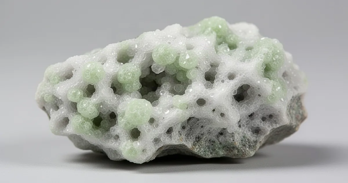 Naturalny minerał zeolitowy o porowatej strukturze krystalicznej